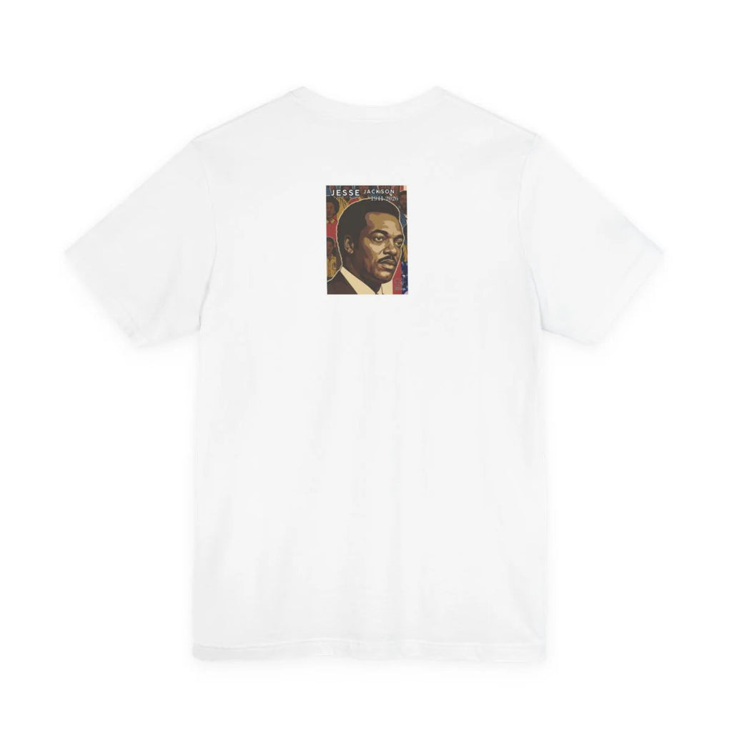 Historical Jesse Jackson Legacy Tribute with Top Title 1941-2026 Afro Style
