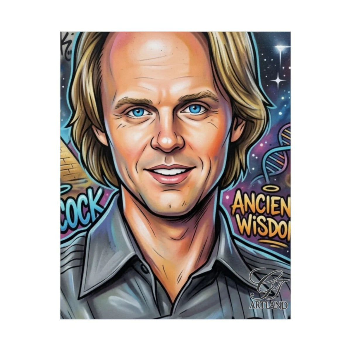 David Wilcock Matte Vertical Posters by GT Artland