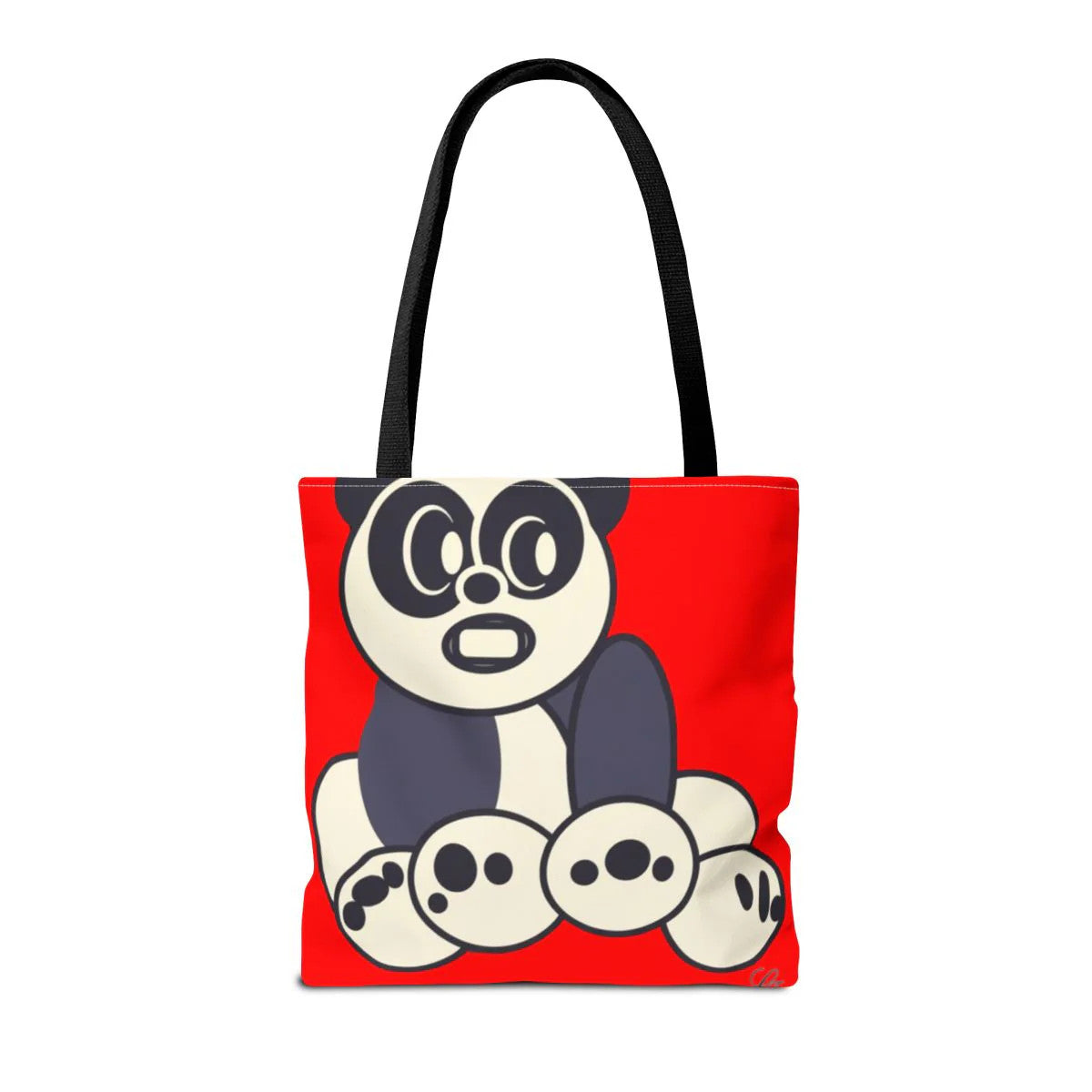 Urban Panda GT Red dye Designer Tote Bag Designer | All-Over Print by GT Artland