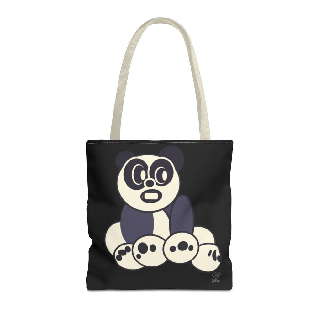 Urban Panda GT Blackout Designer Tote Bag Designer | All-Over Print by GT