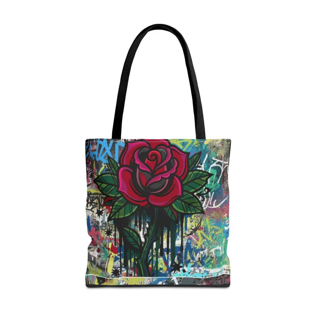 Dripping Heart Graffiti Swag Love Drip Designer Tattoo Rose Splash Tote Bag