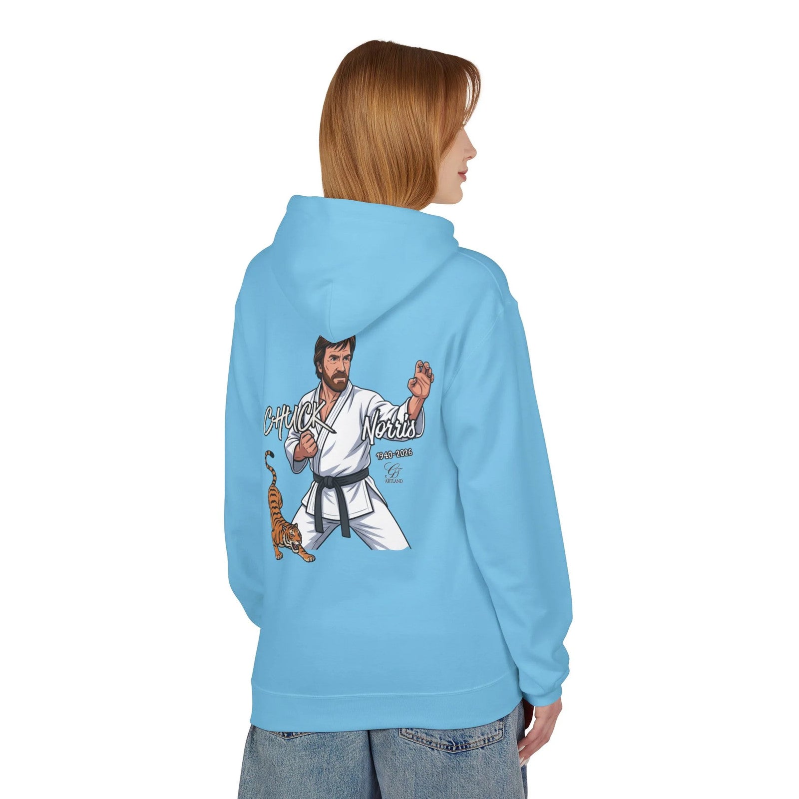 Chuck Norris Karate Hoodie | Martial Arts, Tiger Illustration by GT Artland