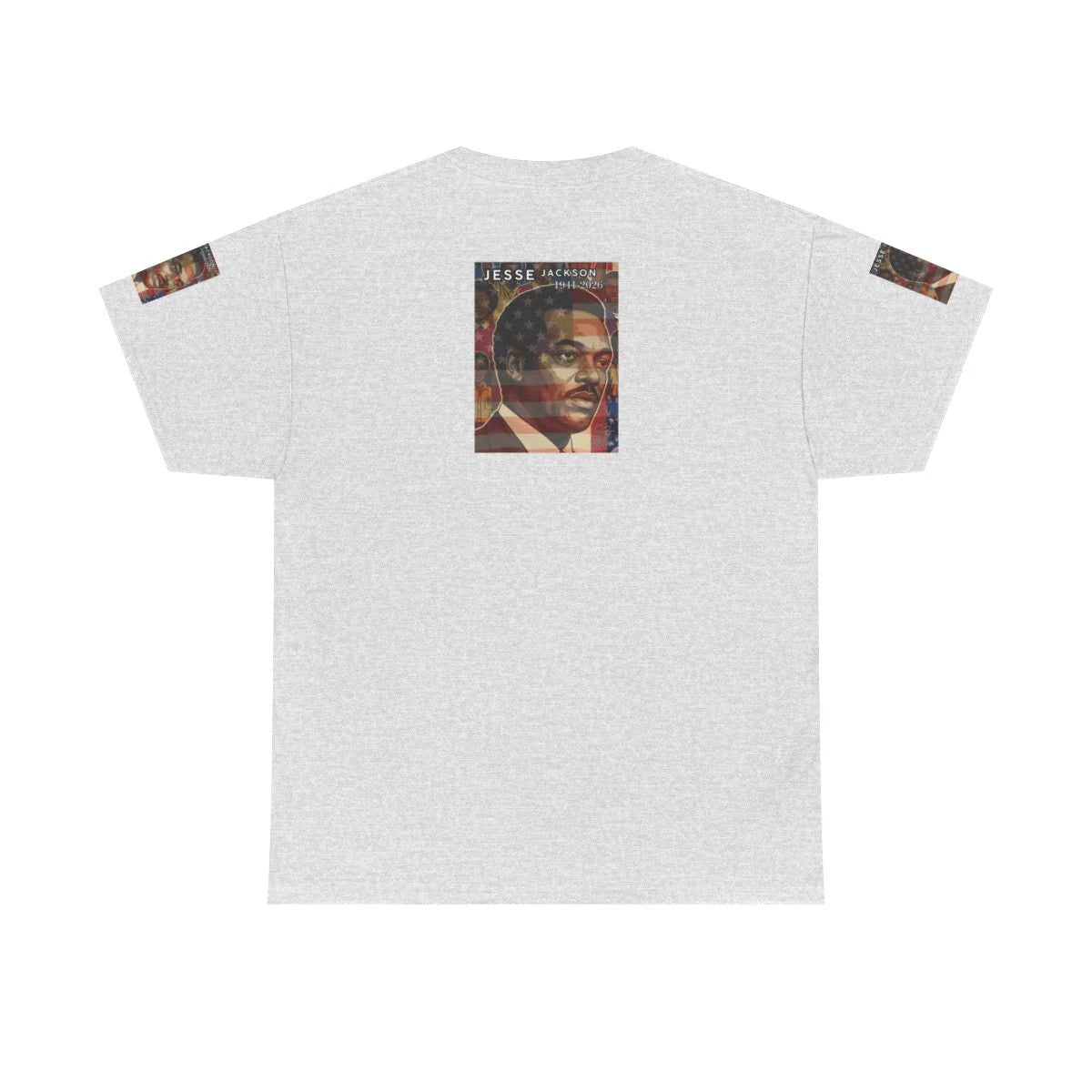 Jesse Jackson Legendary USA Hero Tribute Designer Deluxe Unisex Heavy Cotton