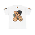 Teddy Bear with Beanie and Compass Tee | Floral Bouquet Graphic by GT Artland
