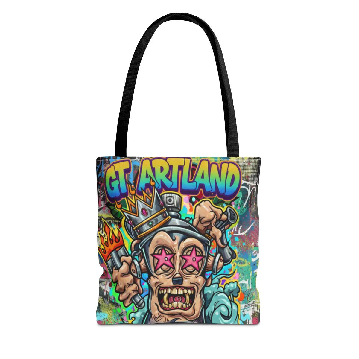 Spray Can King Art God Designer Tote Bag Designer | All-Over Print by GT Artland