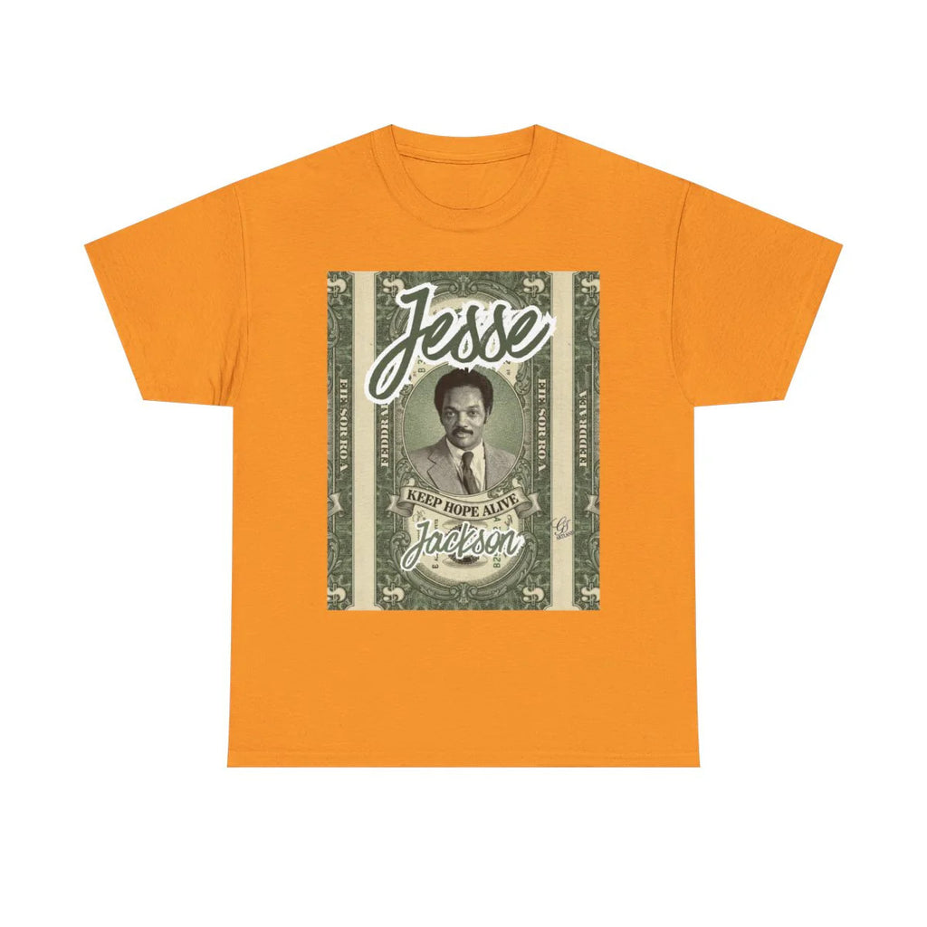 Jesse Jackson Dolla Billin Designer Gear Unisex Heavy Cotton Tee by GT Artland