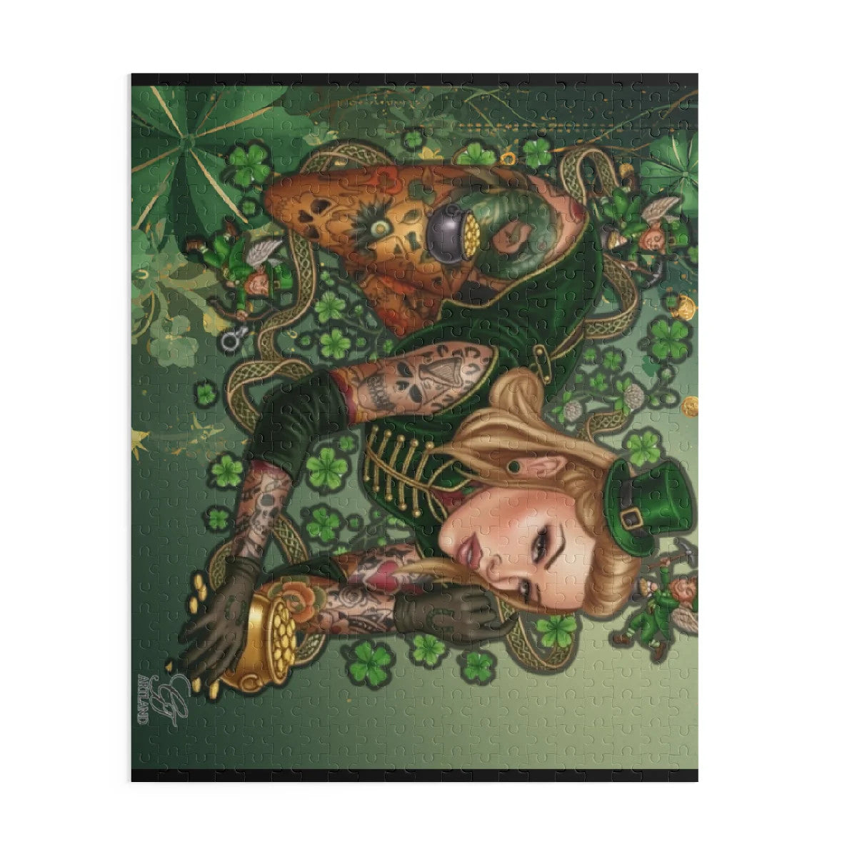Irish "Lucky Art" Model Vixen Designer Puzzle (120, 252, 500-Piece) by GT