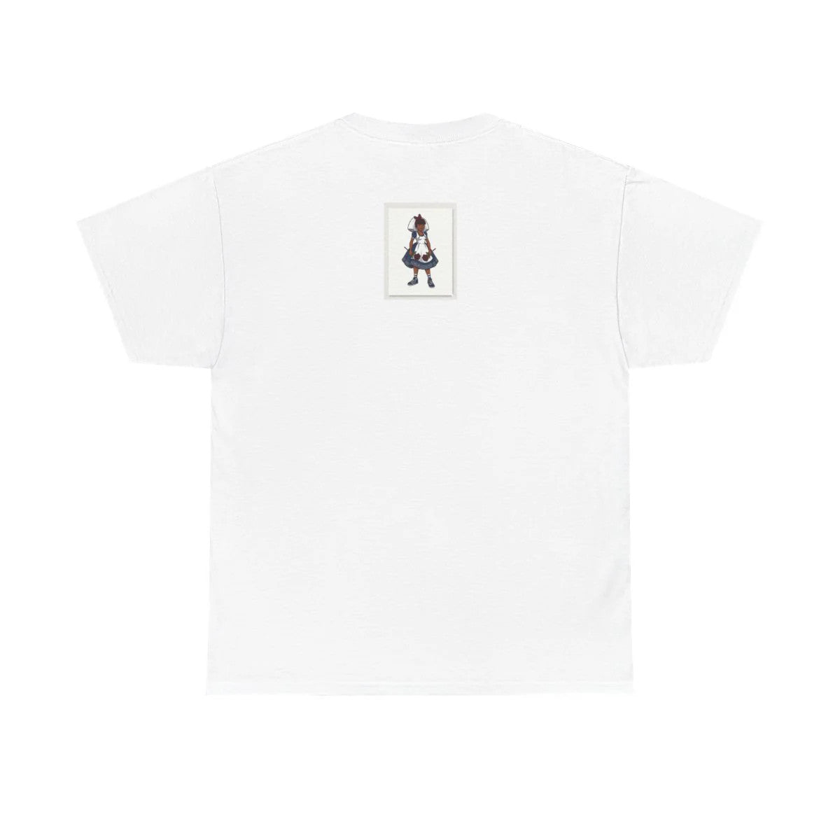 Ebony Girl Praying Cute Designer Style Unisex Heavy Cotton Tee by GT Artland