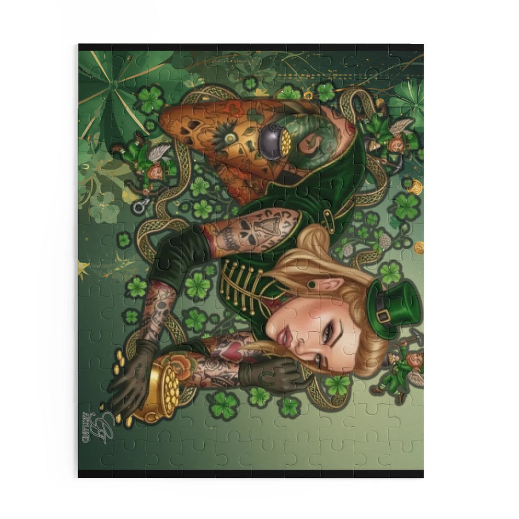 Irish "Lucky Art" Model Vixen Designer Puzzle (120, 252, 500-Piece) by GT