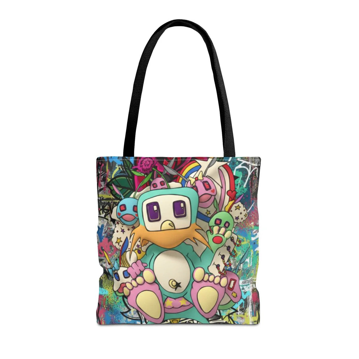 Poon Urban Designer Splash Tote Bag Designer | All-Over Print by GT Artland