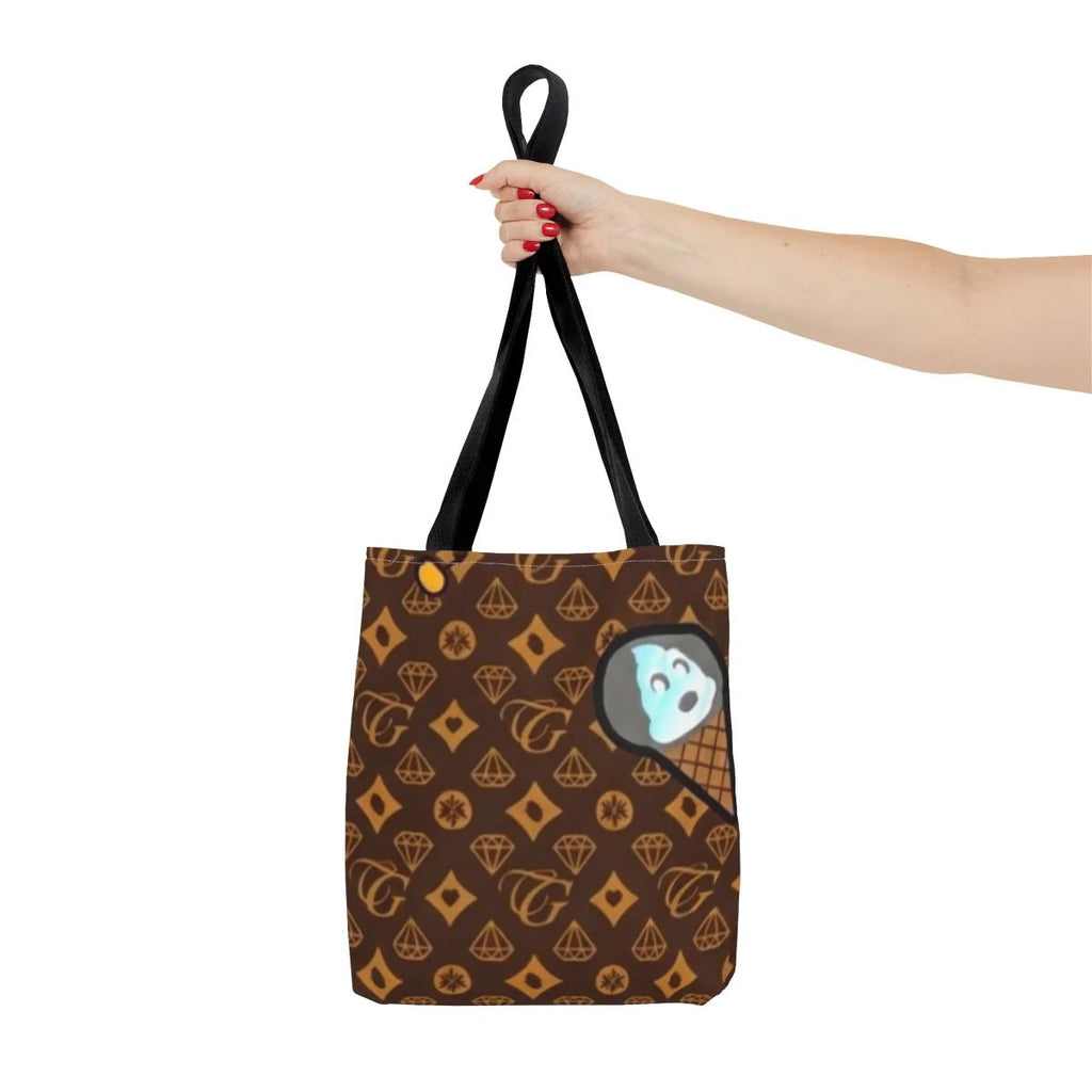 Designer Ice Cream Sandwich Luxury Tone Tote Bag by GT Artland