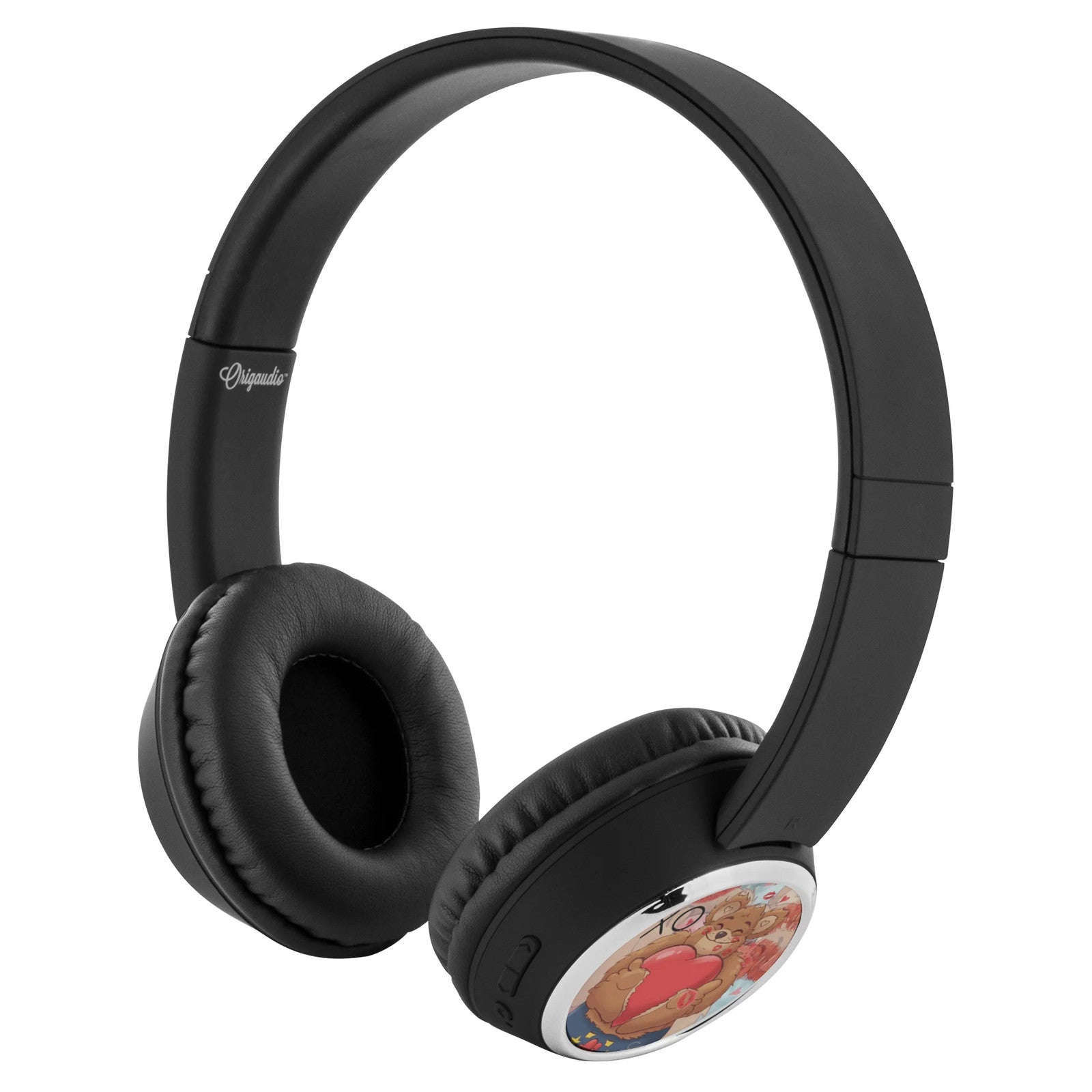 XO Insta Manga Teddy Bear Love Heart Cute Designer Beebop Headphones by GT