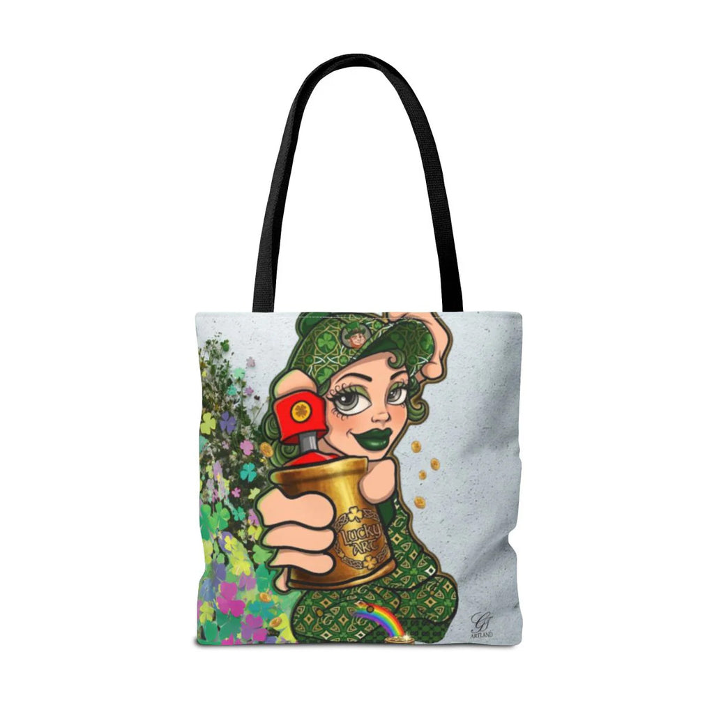 "Lucky Art" Spray Can Vanilla Girl St Patrick Graffiti Splash Theme Designer