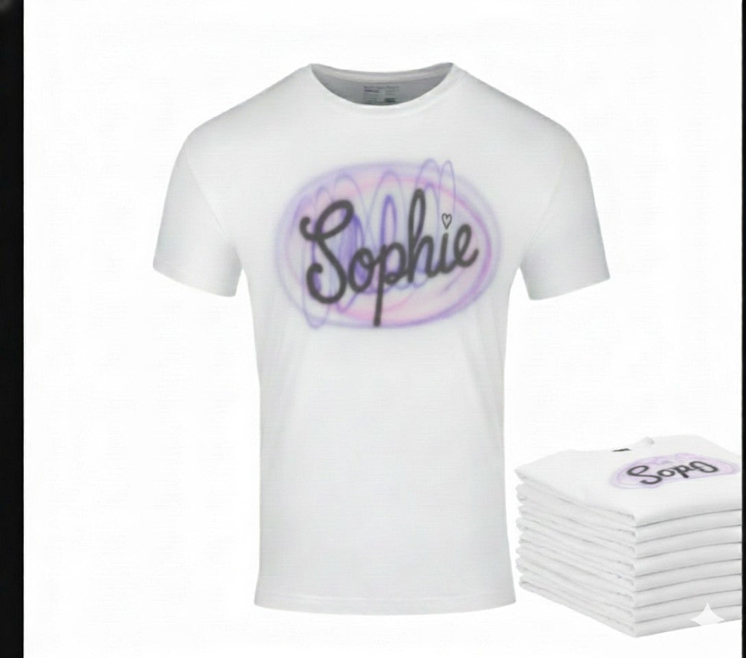 Custom TSHIRT CUSTOM SCRIPT CURSiVE SWAG ANY NAME Any COLORS By GT ARTLAND ❤️ 💙