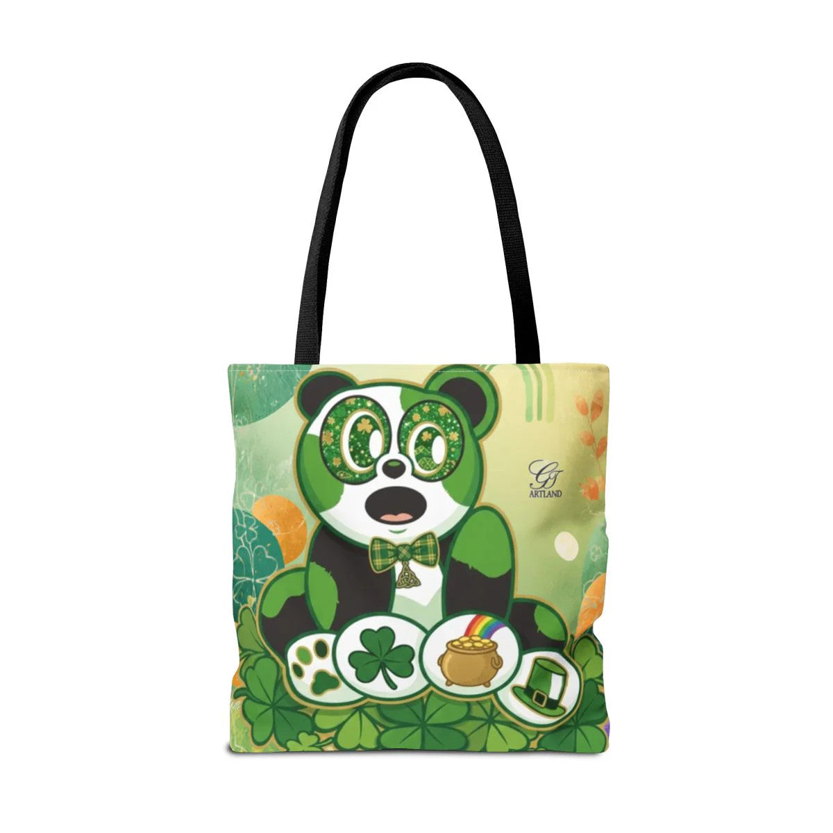 Irish Panda Urban Swag Designer Tote Bag by GT Artland