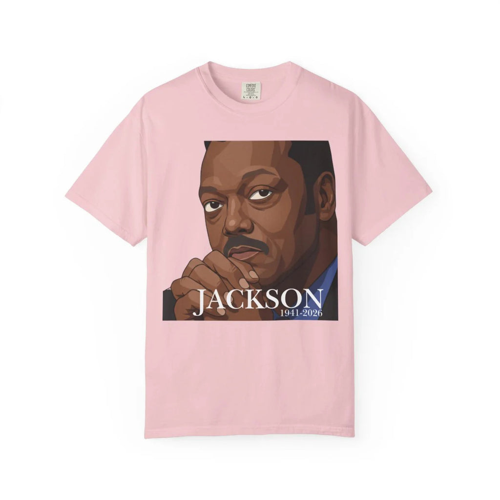 Jesse Jackson Memorial Unisex Garment-Dyed T-shirt by GT Artland