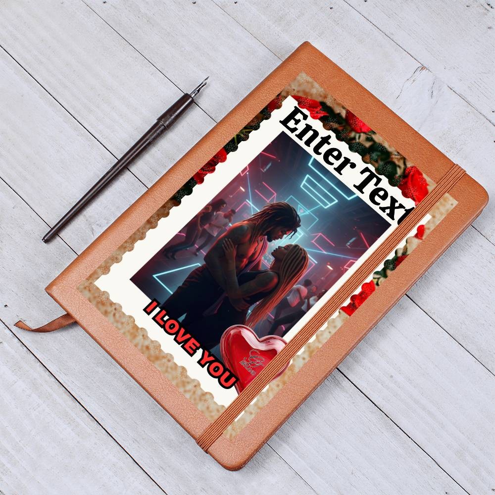 I Love You Personalized Graphic/Text Journal by GT Artland