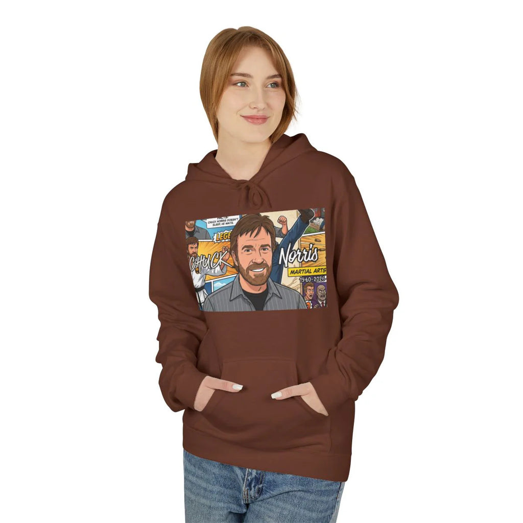 Chuck Norris Urban Toon Elite Designer Unisex Midweight Softstyle Fleece Hoodie