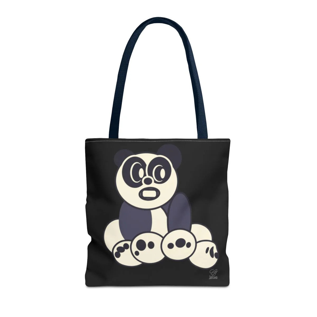 Urban Panda GT Blackout Designer Tote Bag Designer | All-Over Print by GT