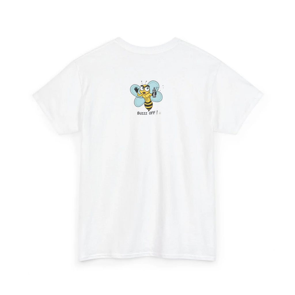 Buzz Off Bumble Bee Toon Unisex style Heavy Cotton Tee BY GT ARTLAND