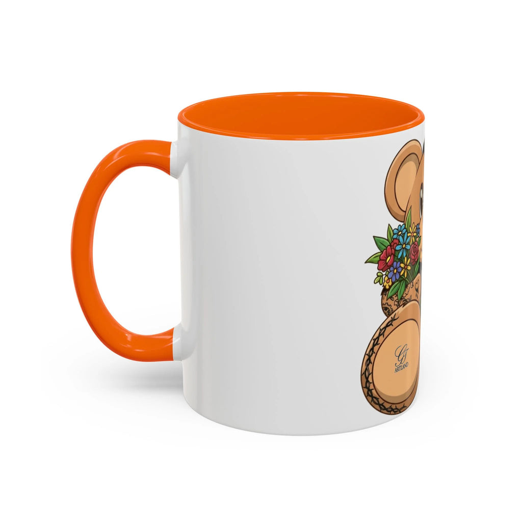 Tattooed Teddy Bear Mug | Accent Coffee Mug 11oz 15oz by GT Artland