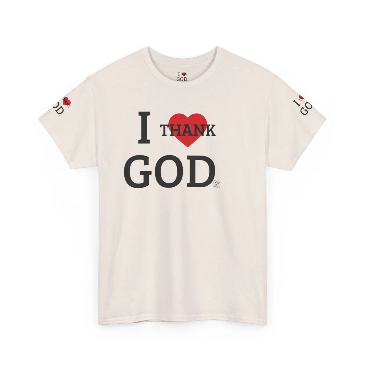 I Thank God Unisex Heavy Cotton Tee by GT Artland