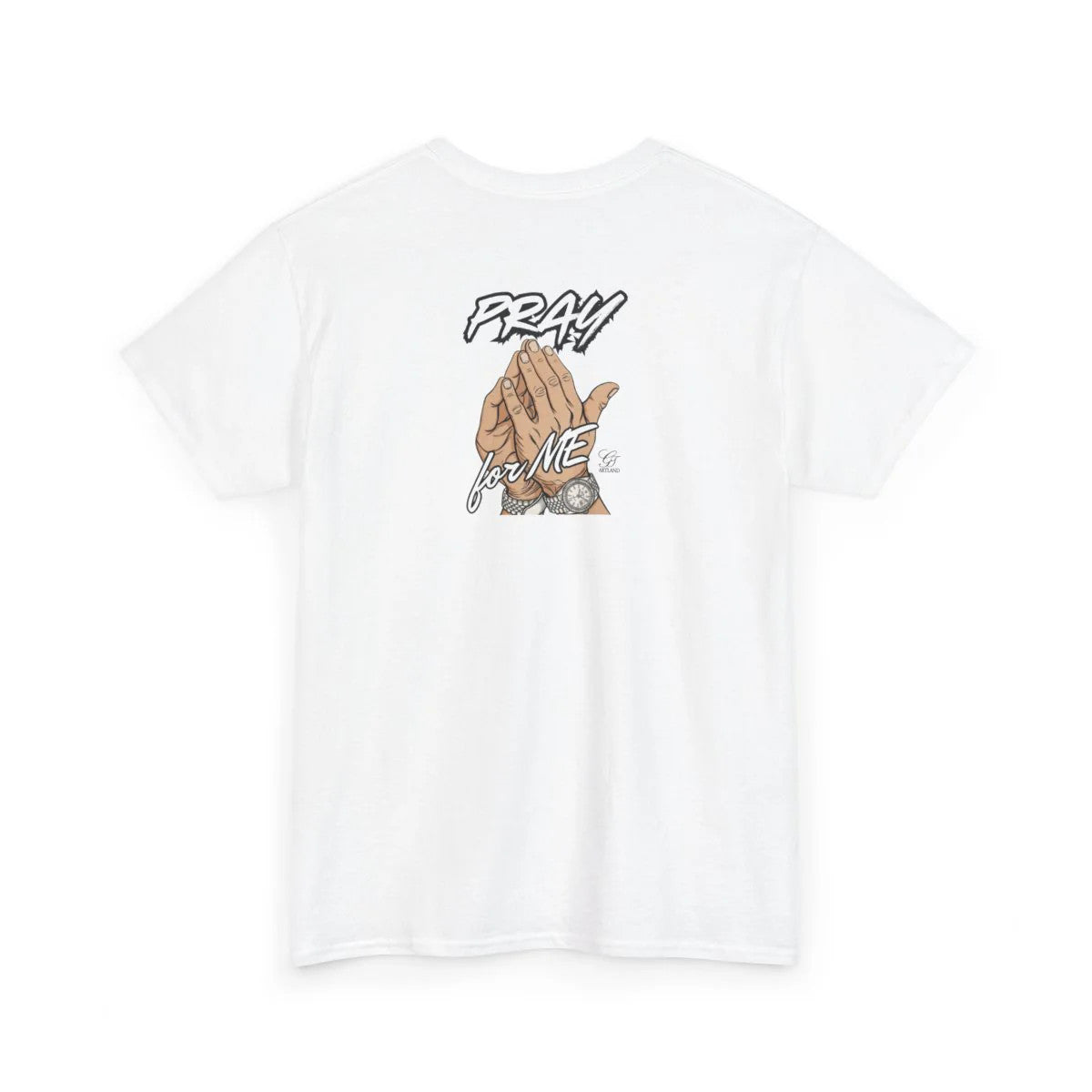 PRAY FOR ME HANDS PRAYING URBAN GRAPHIC Unisex Heavy Cotton Tee BY GT ARTLAND