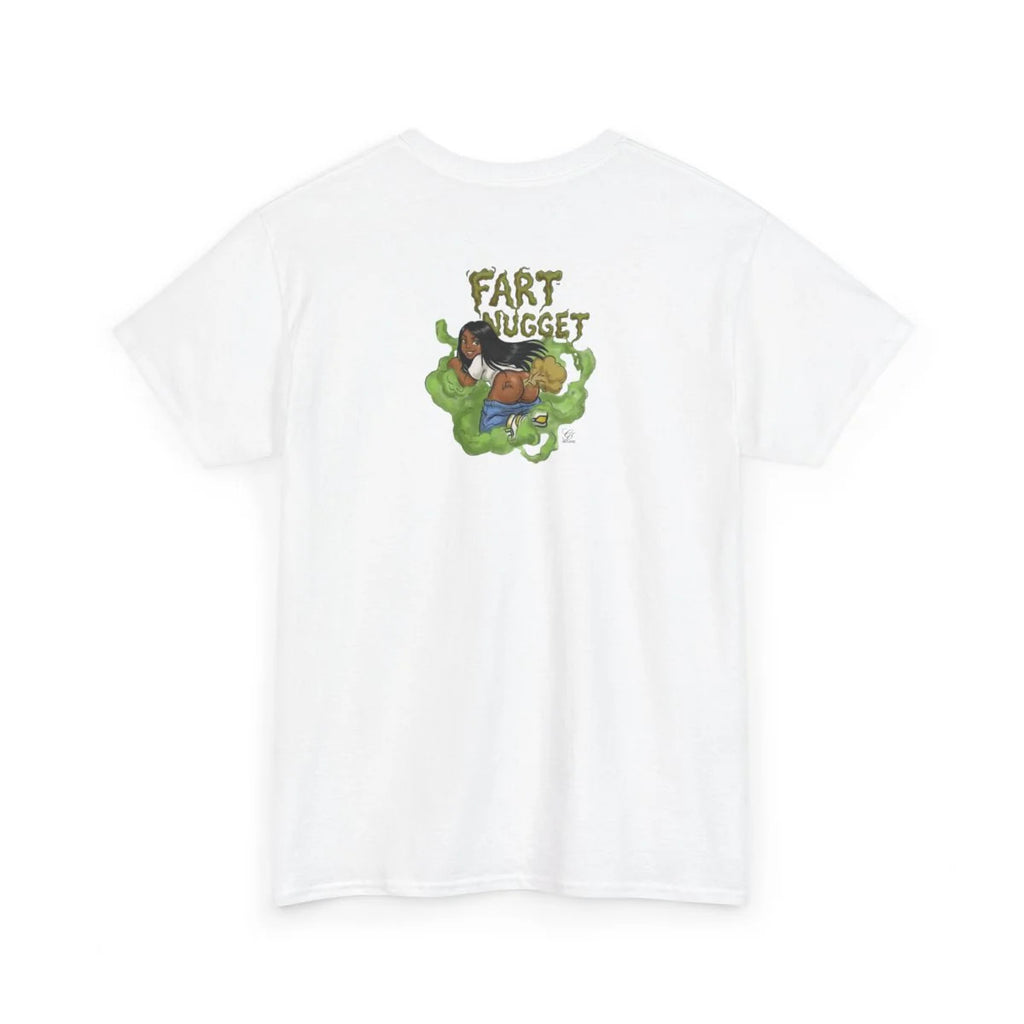 Fart Nugget Ebony Girl Unisex Heavy Cotton Tee by GT Artland