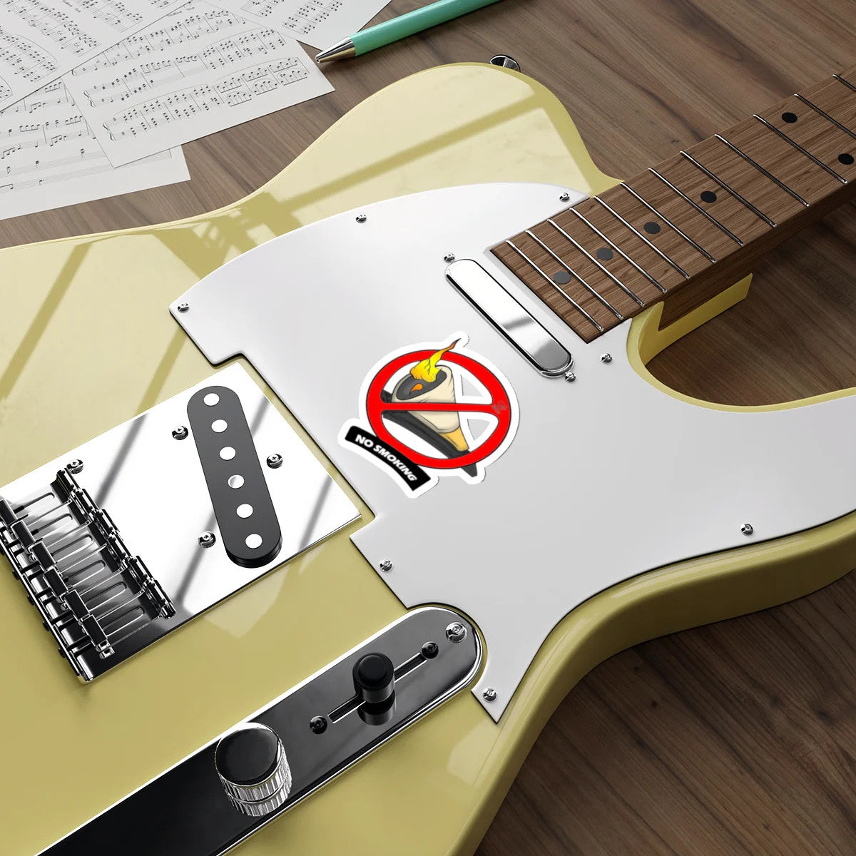 No Smoking Die-Cut Stickers by GT Artland