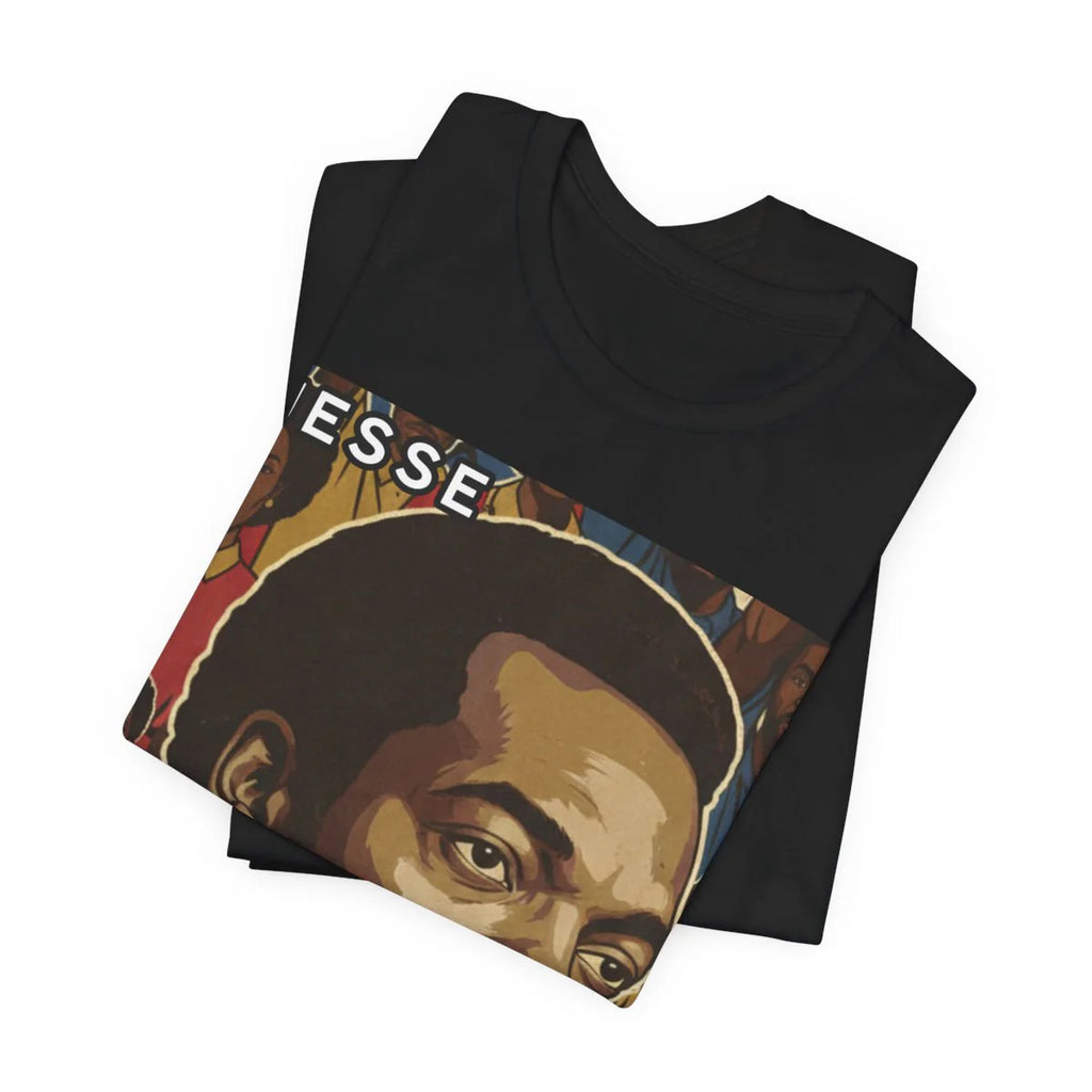 Historical Jesse Jackson Legacy Tribute with Titled 1941-2026 Afro Style Unisex