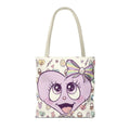 Easter Love Hunt Heart with Bow Designer Tote Bag by GT Artland