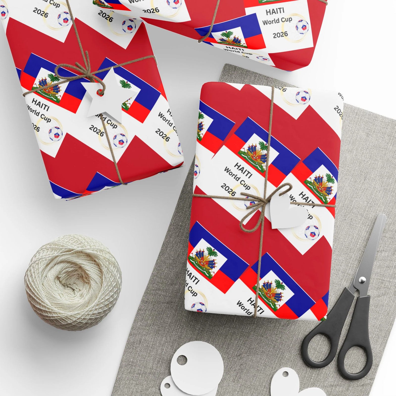 Haiti World Cup 2026 Soccer Wrapping Paper