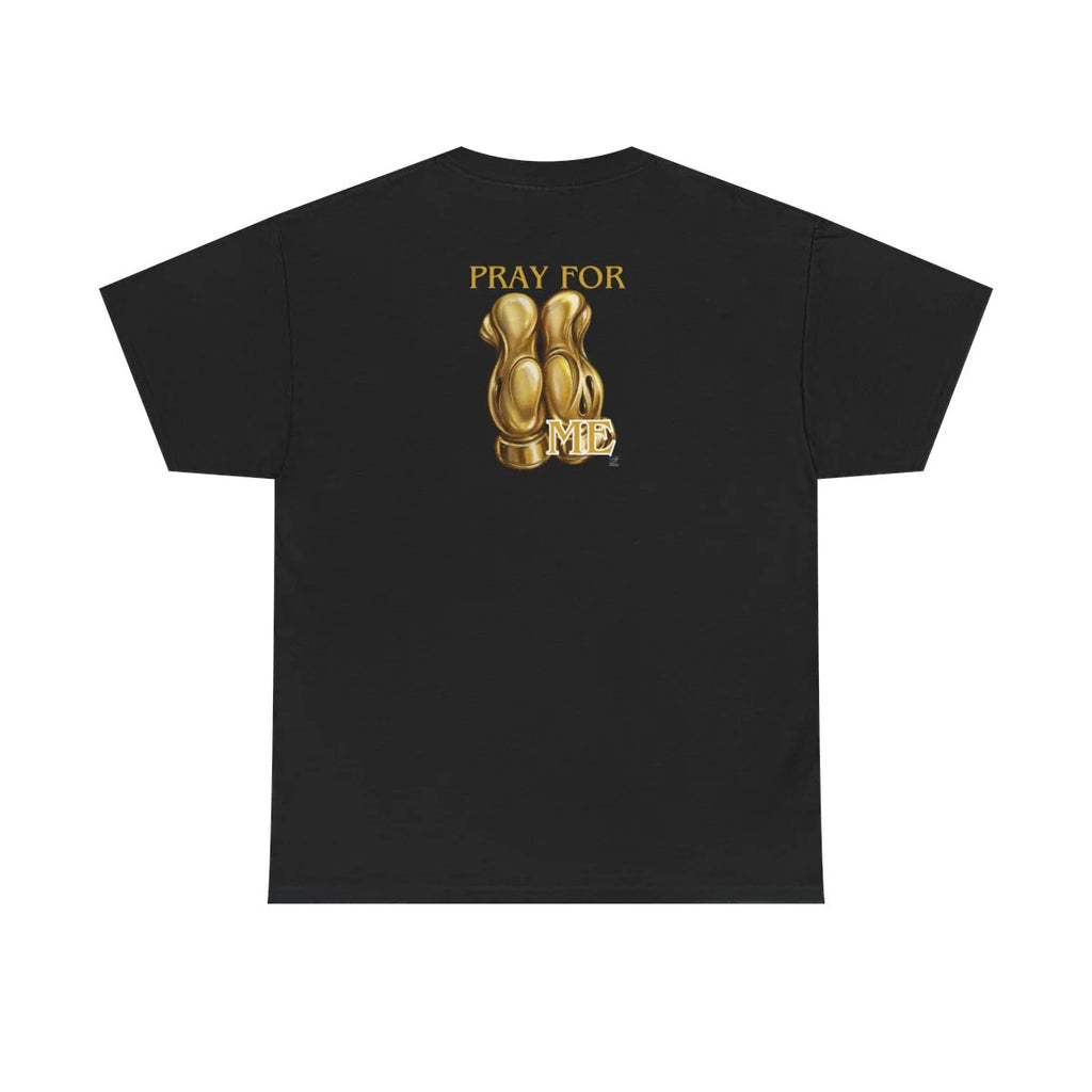 Pray For Me Gold Mikki Edtion Urban City Swag Unisex Heavy Cotton Tee by GT