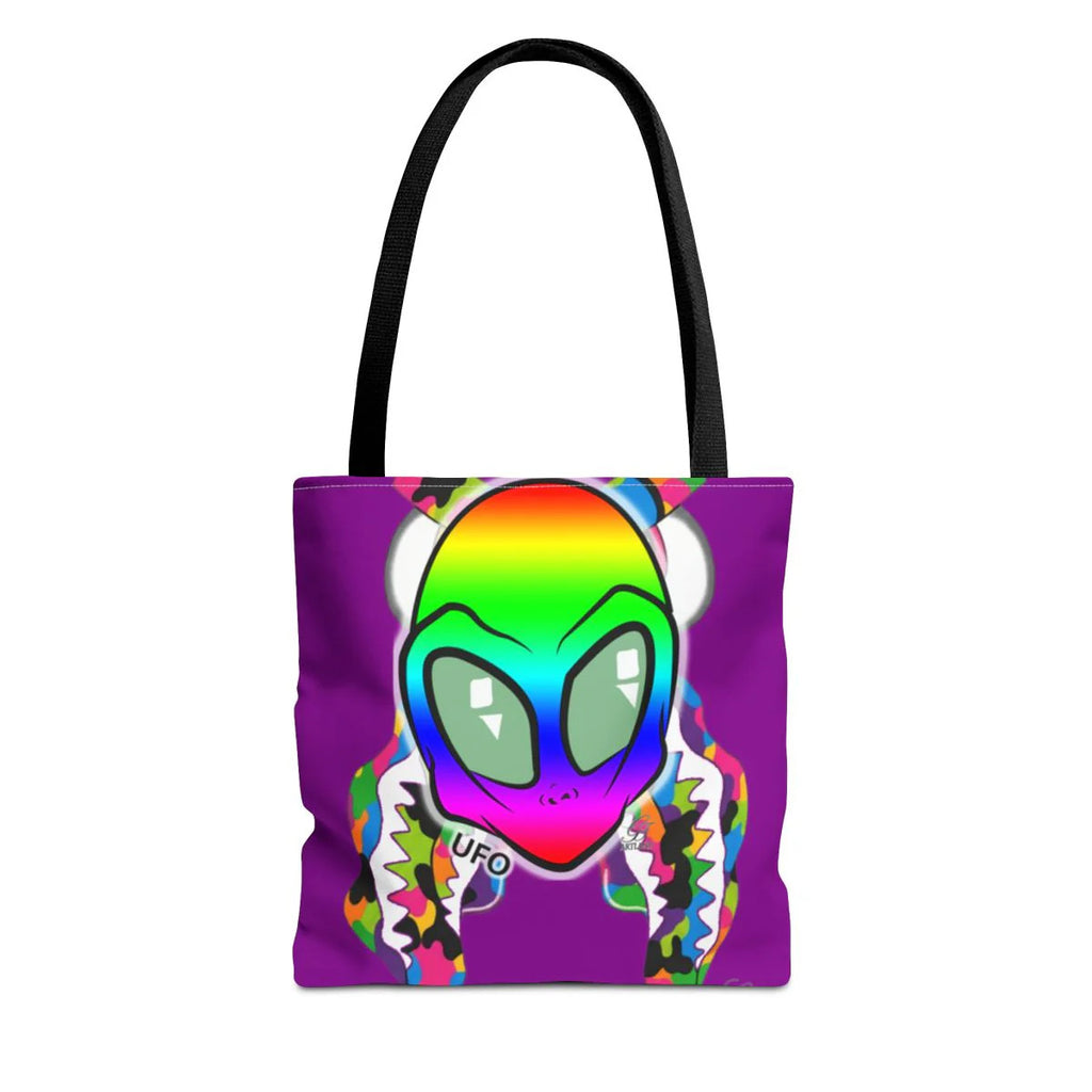 UFO Gape Gator Fatigue Designer Bite Tote Bag (AOP) by GT Artland