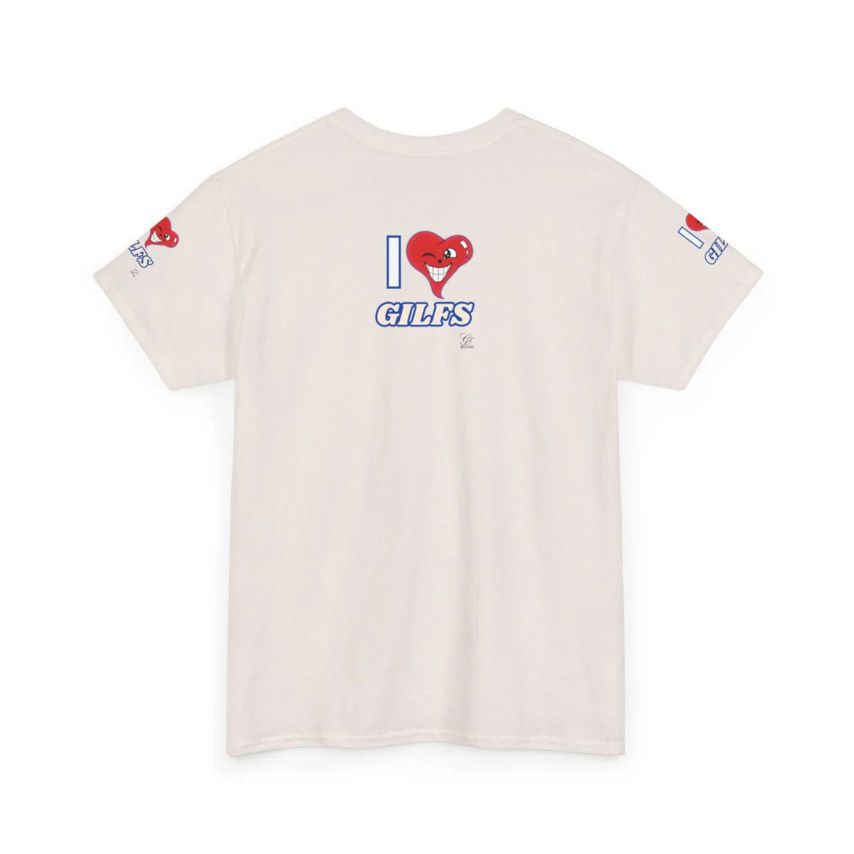 I LOVE Heart GILFS Designer Heart Unisex Heavy Cotton Tee by GT Artland