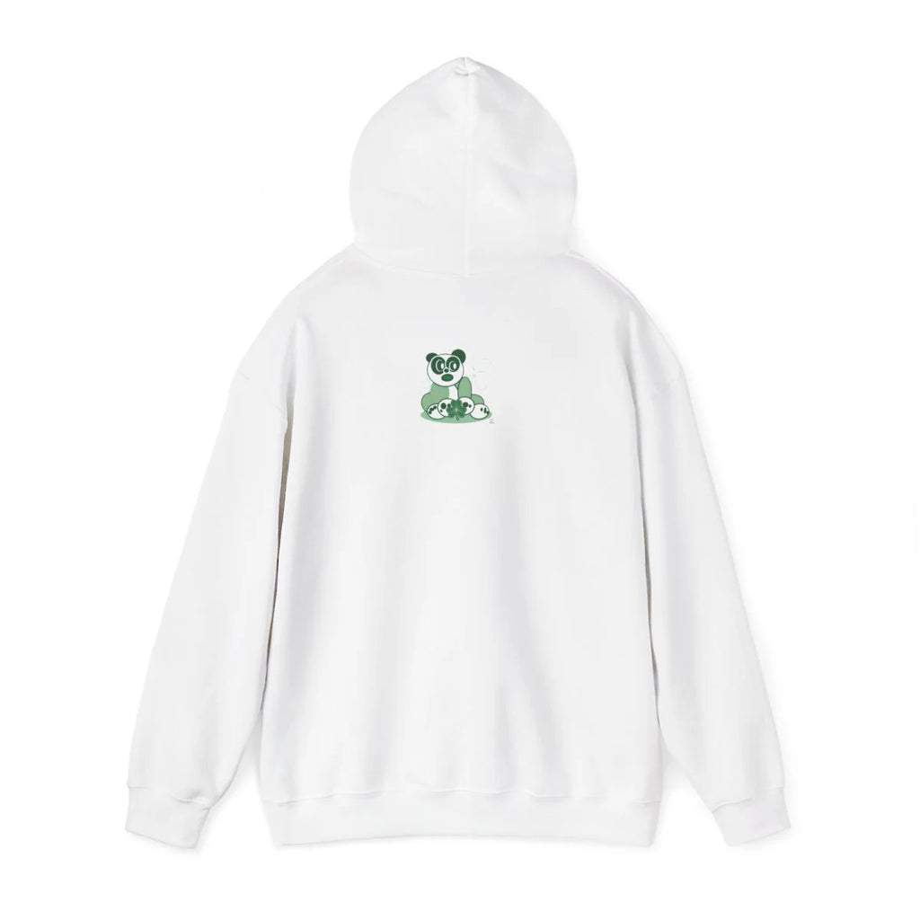 Green PAnda Urban Style Shamrock St PAtricks Theme Unisex Heavy Blend™ Hooded