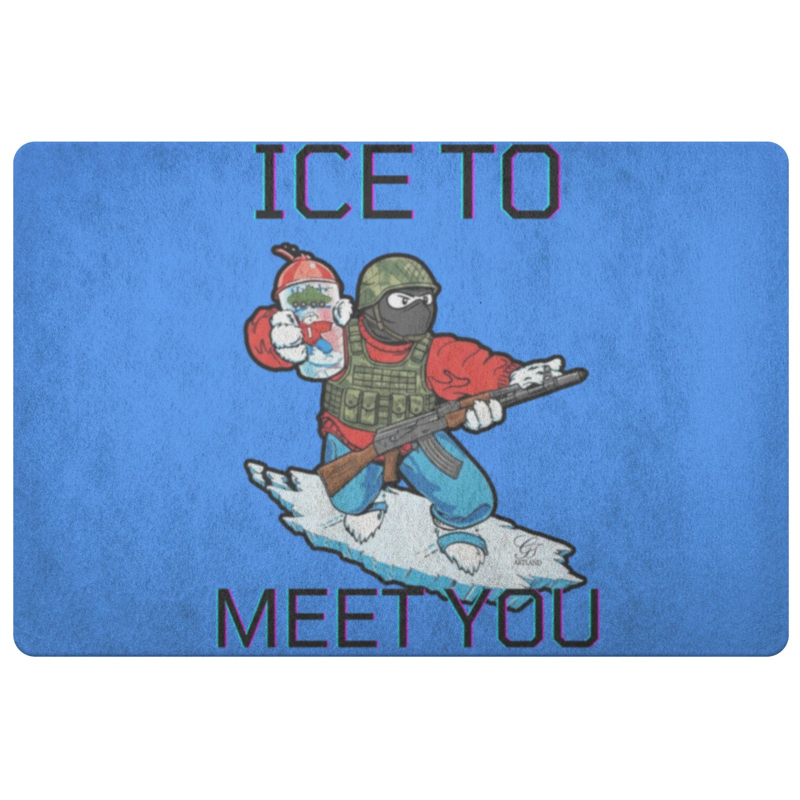 ICE To Meet You Doormat by Gt Artland