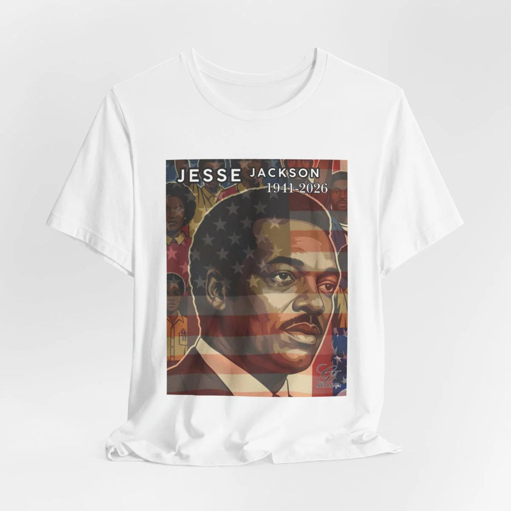 Historical Jesse Jackson Legacy Tribute American PRIDE 1941-2026 Afro Style