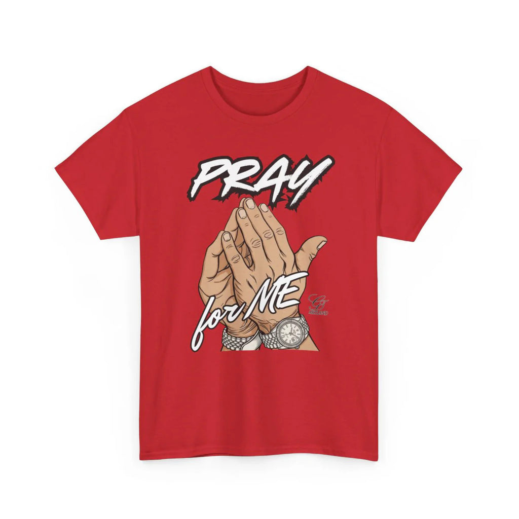 PRAY FOR ME HANDS PRAYING URBAN GRAPHIC Unisex Heavy Cotton Tee BY GT ARTLAND