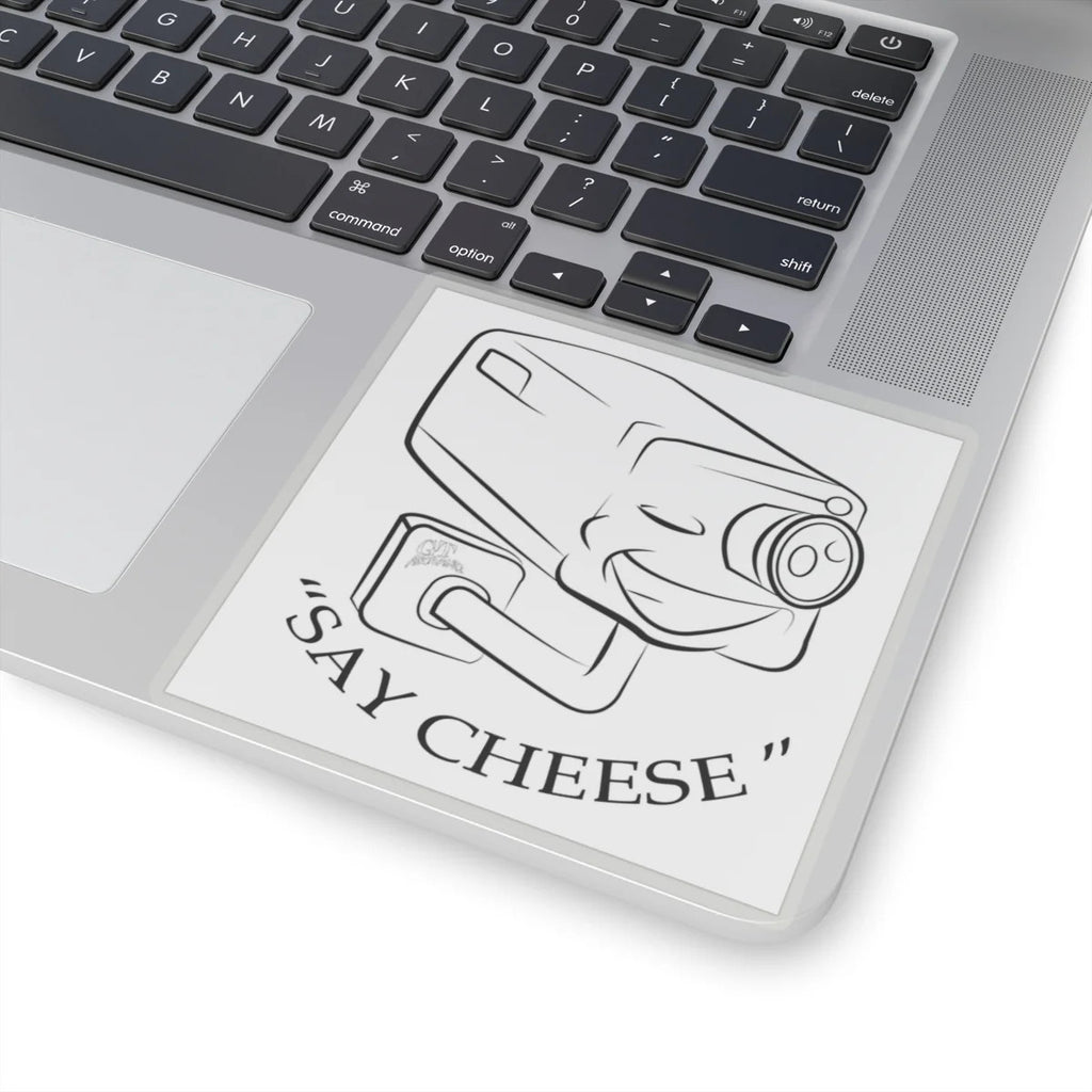 Say cheese Security Camera Kiss-Cut Stickers