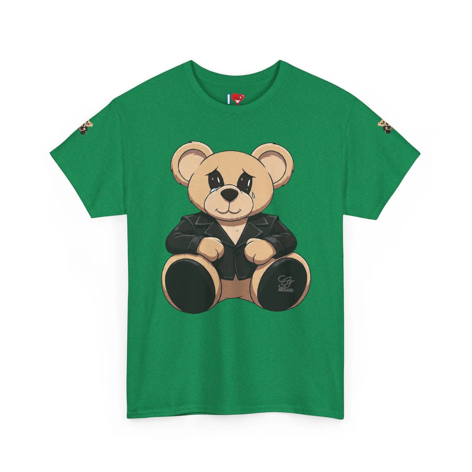Teddy Bear Graphic Tee | Cute Cartoon Bear Illustration by GT Artland