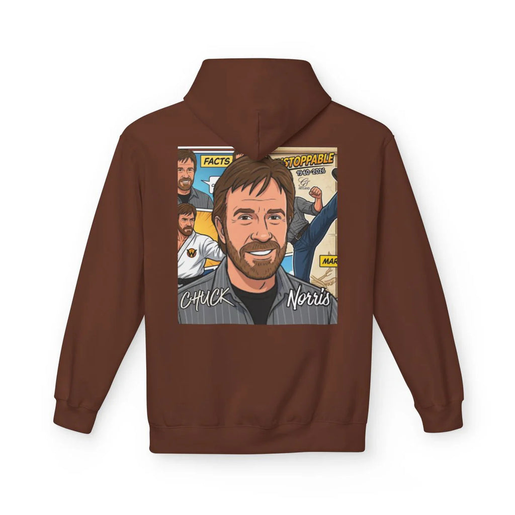 Chuck Norris Urban Toon Elite Designer Unisex Midweight Softstyle Fleece Hoodie