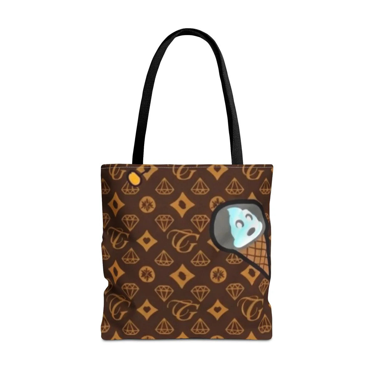 Designer Ice Cream Sandwich Luxury Tone Tote Bag by GT Artland
