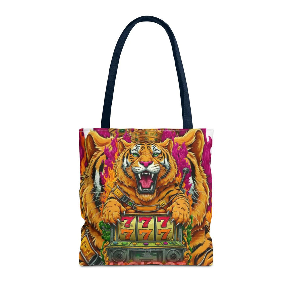 Tiger Spirit "Jackpot" Lucky Edition Casino Style HD Tote Bag Designer |