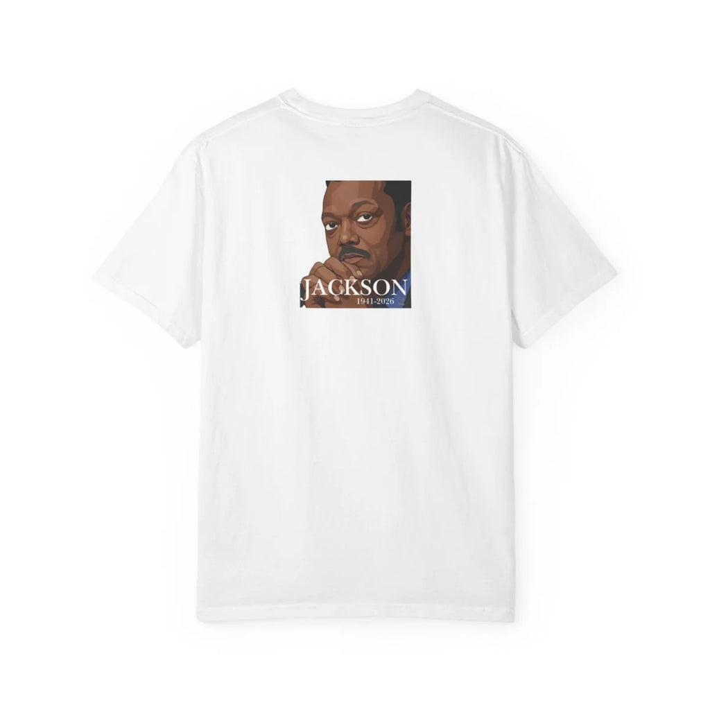 Jesse Jackson Memorial Unisex Garment-Dyed T-shirt by GT Artland