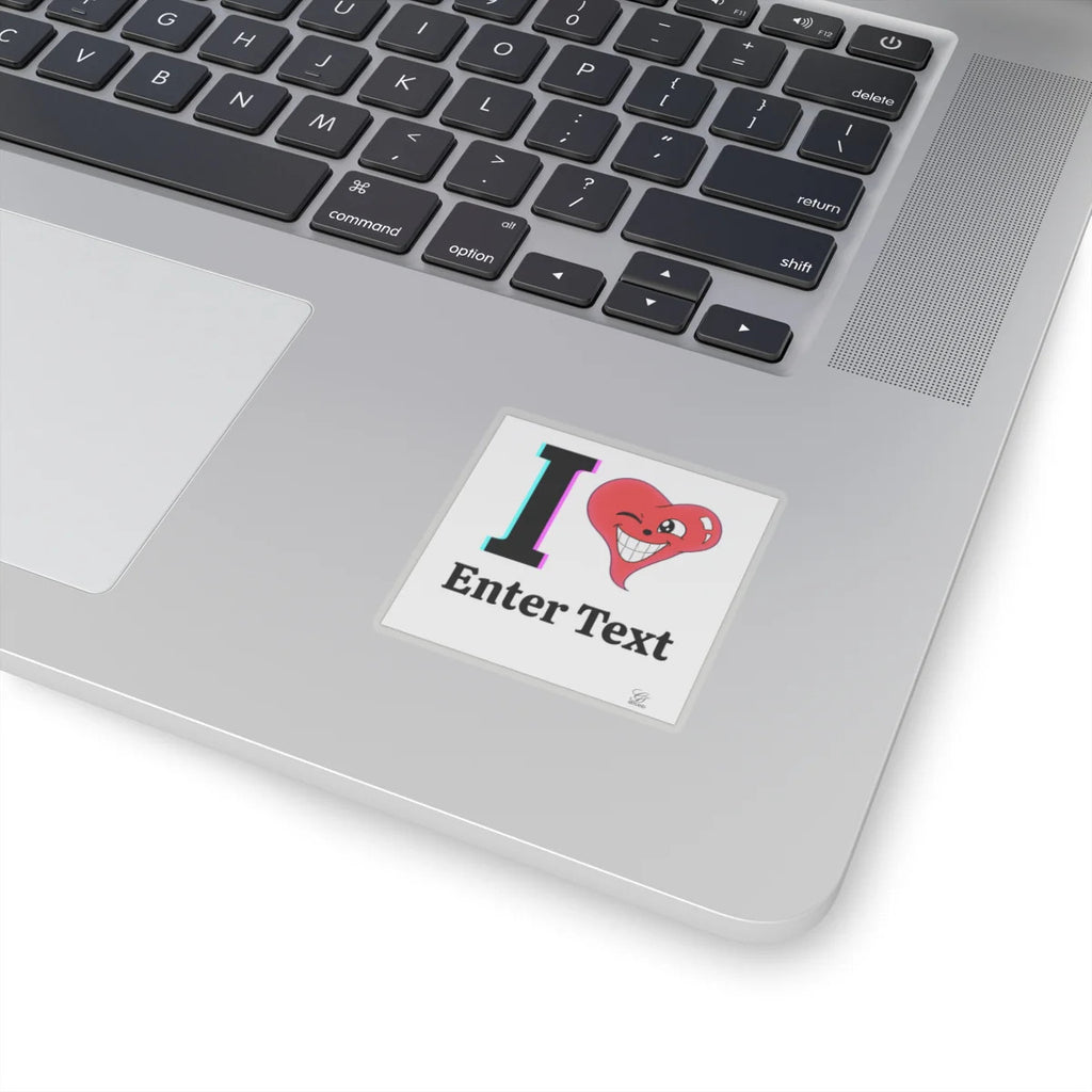 I ️ "Text" Kiss-Cut Stickers by GT Artland