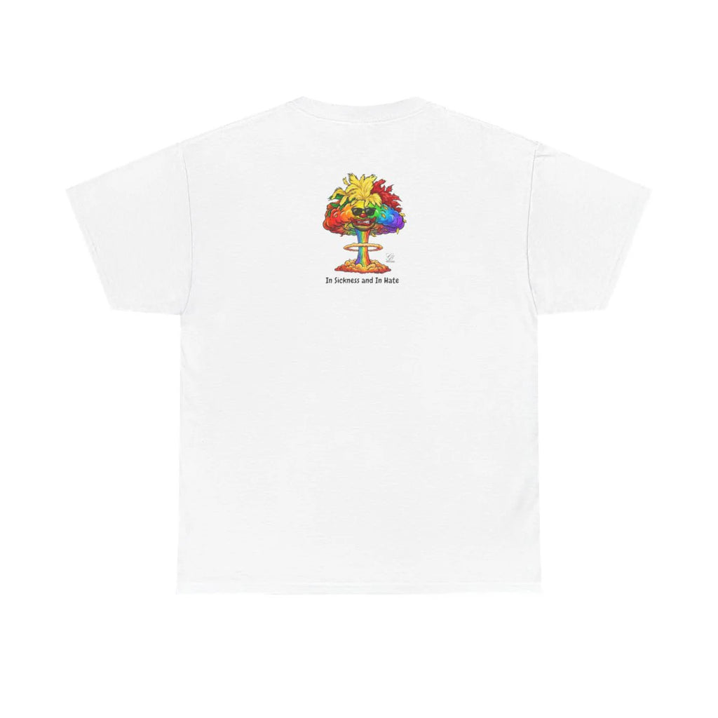Mushroom Cloud GT Soldier "in sickness and in hate" Unisex Heavy Cotton Tee by