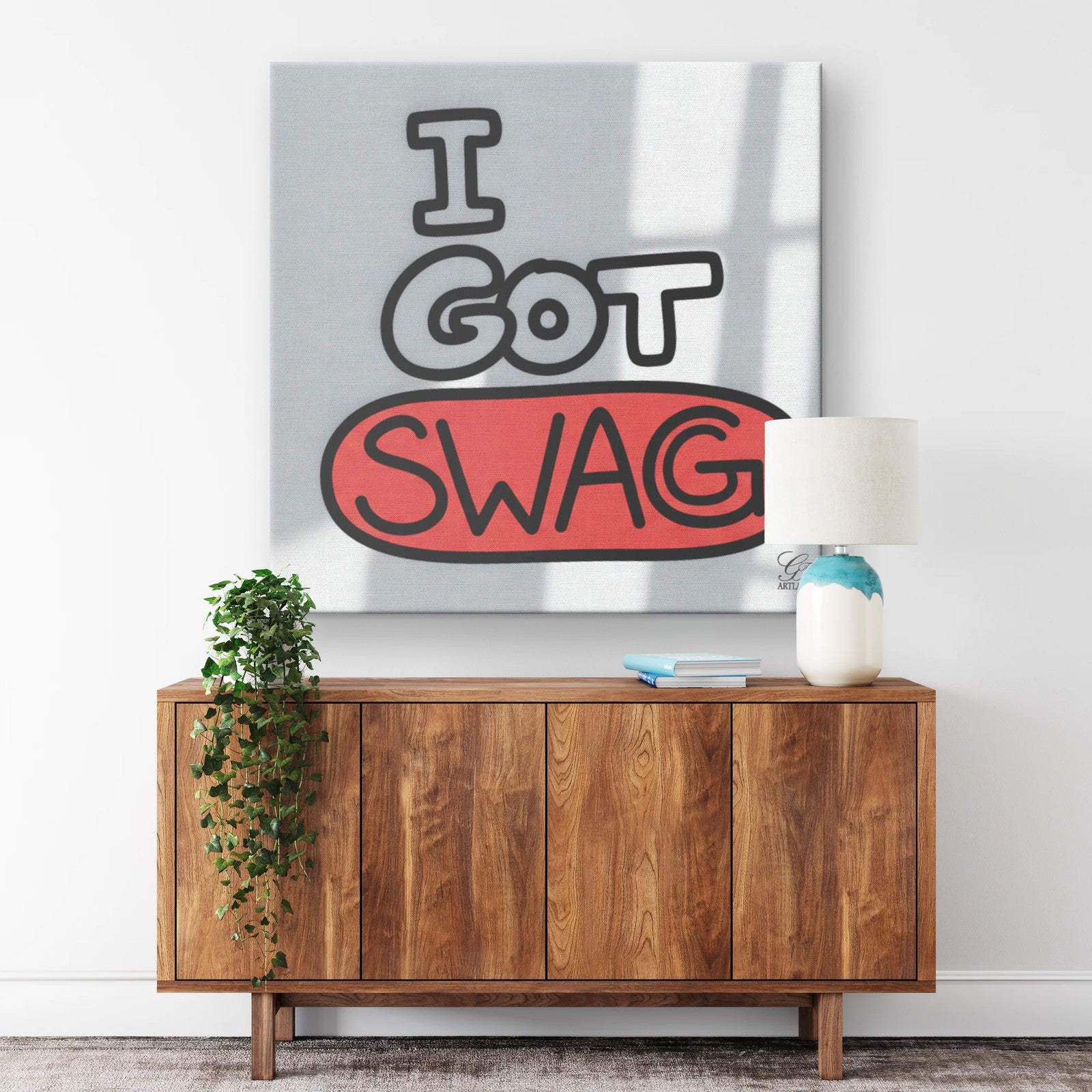 I Got Swag Classic Square Canvas Wrap by GT Artland