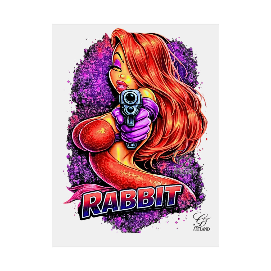 Red-Haired Vixen Rabbit Poster | Matte Vertical Posters by GT Artland