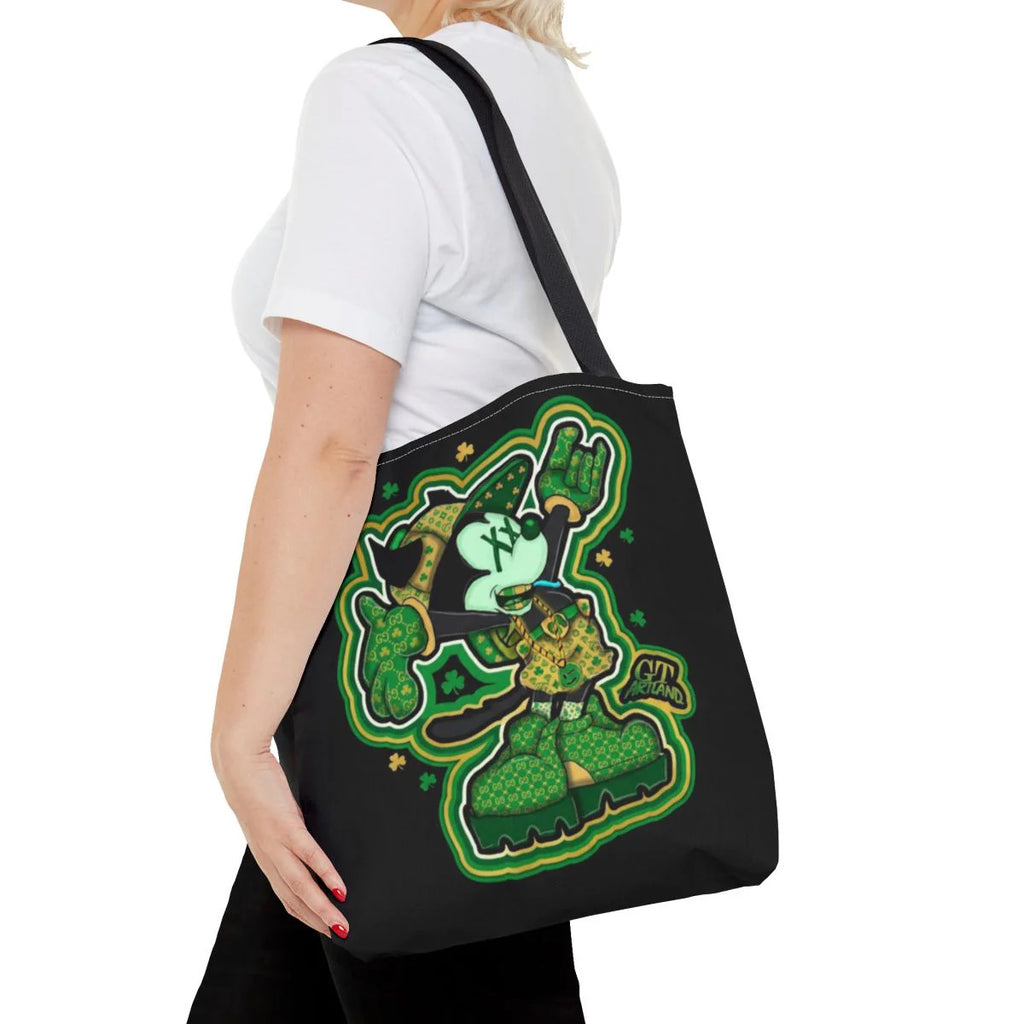 "Lucky Art" Urban Shamrock Designer Mickey Graffiti Splash St. Patrick Theme